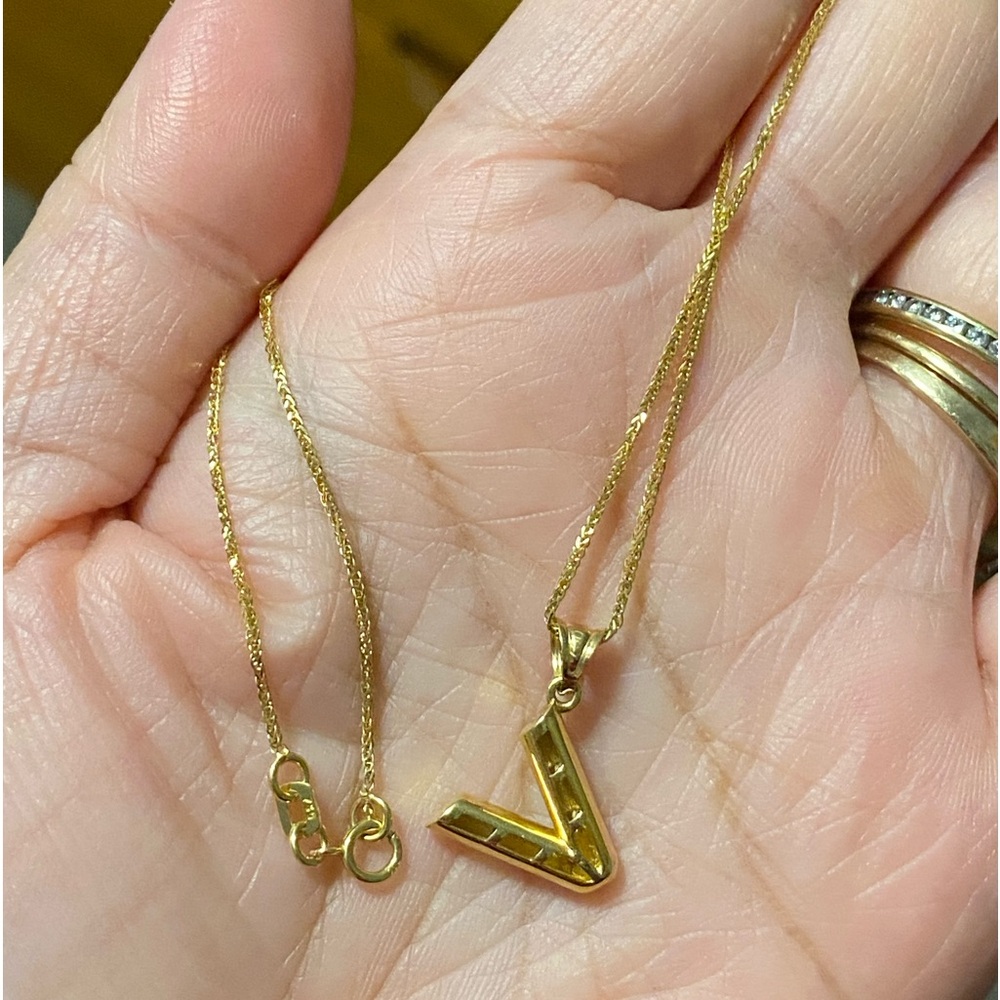 Real 18k Saudi Gold Necklace - image 2